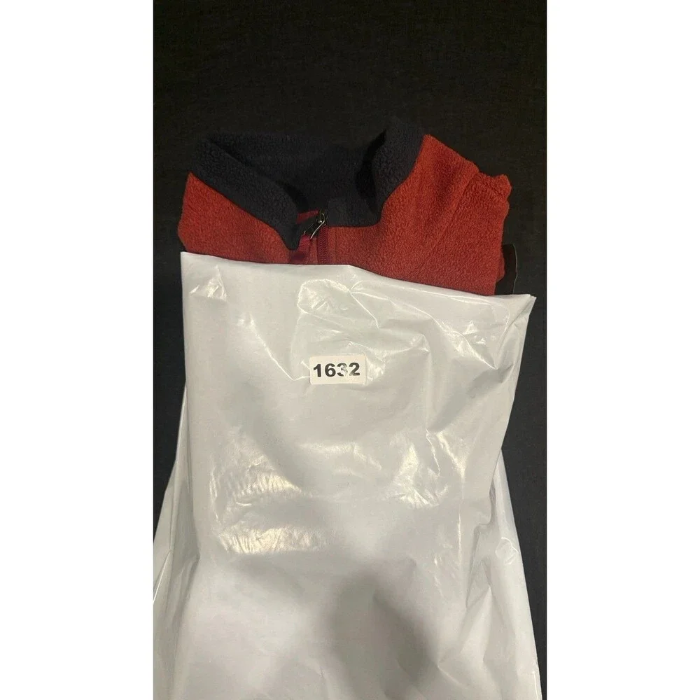 The North Face Glacier Fleece 1/2 Zip Pullover Sz XL Mens Red Brick snow golf